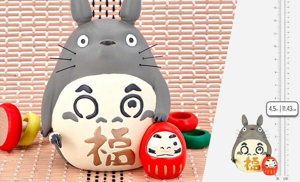 Totoro Good Luck Daruma Studio Ghibli Statue