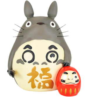 Totoro Good Luck Daruma Statue