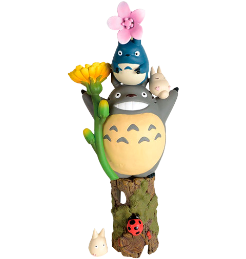 Ensky Totoro Flowers Stacking Figure Collectible Set