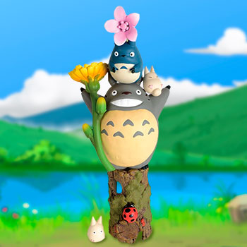 Totoro Flowers Stacking Figure Collectible Set by Ensky | Sideshow