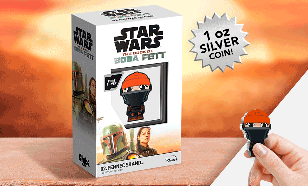 Fennec Shand 1oz Silver Coin Star Wars Silver Collectible