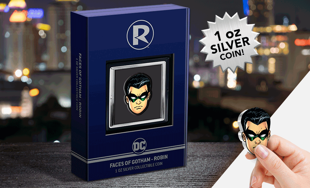 Gallery Feature Image of Robin 1oz Silver Coin Silver Collectible - Click to open image gallery
