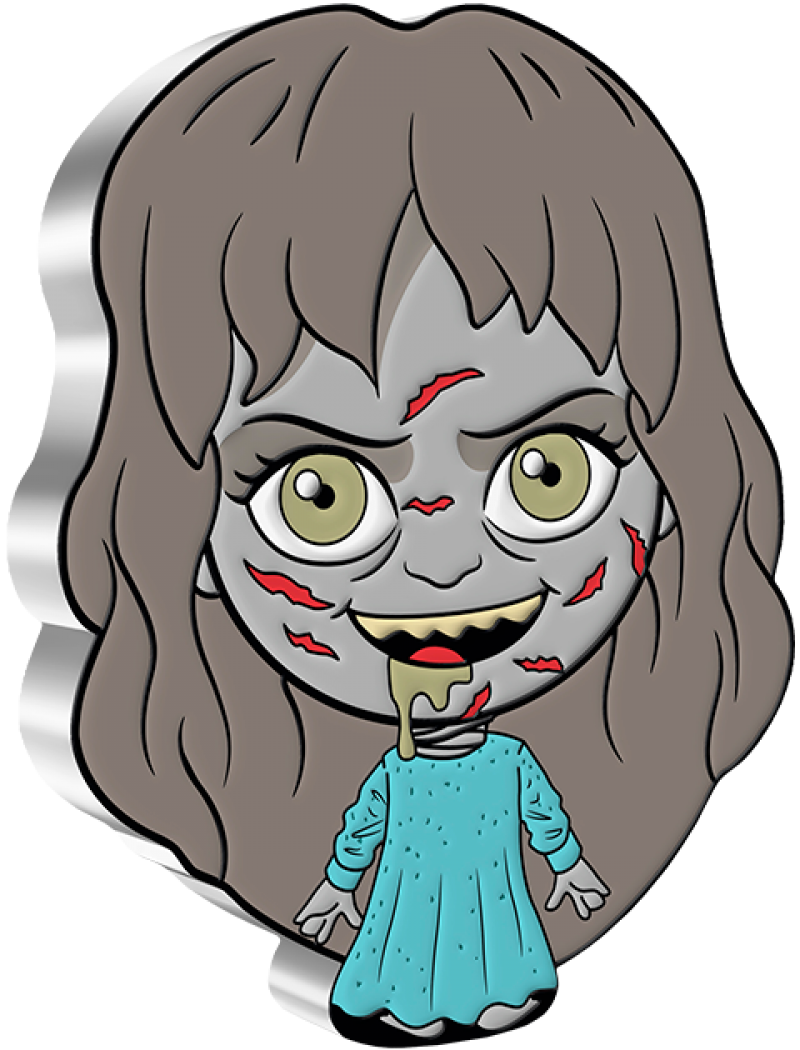 The Exorcist 1oz Silver Coin Silver Collectible by New Zealand Mint