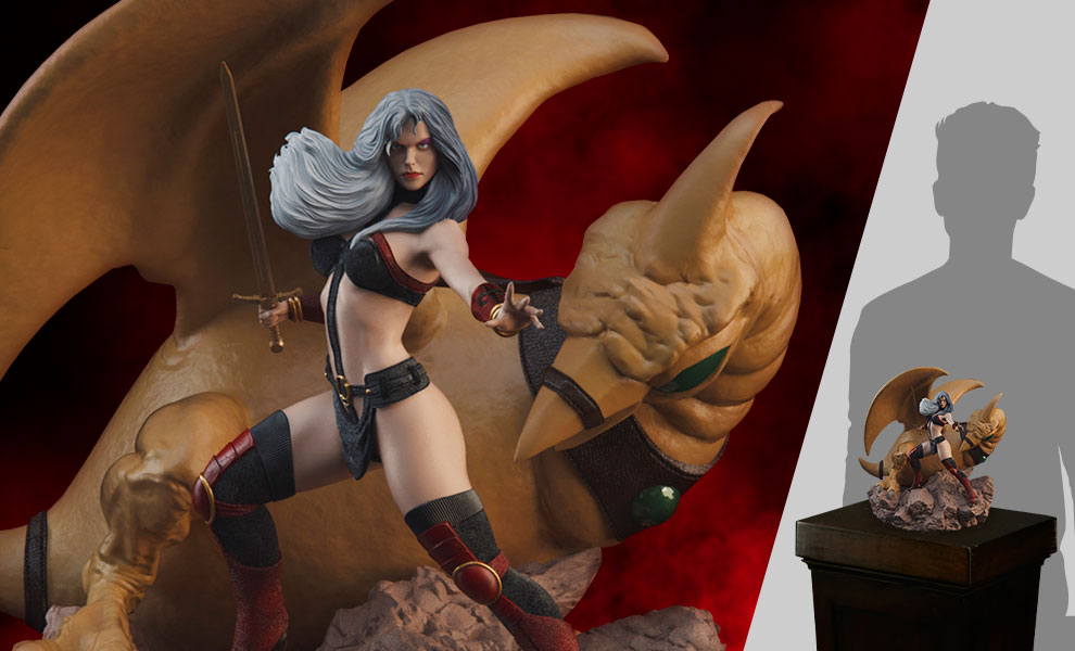 Gallery Feature Image of Taarna Deluxe 1:10 Scale Statue - Click to open image gallery
