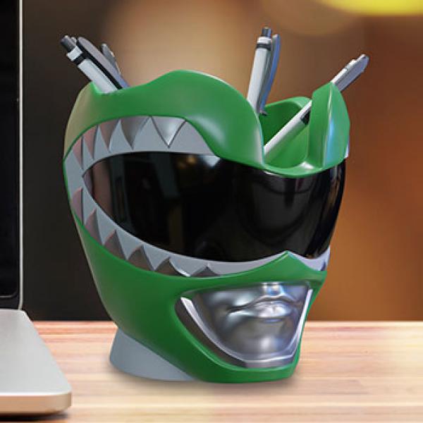 Green Ranger Helmet Pen Holder