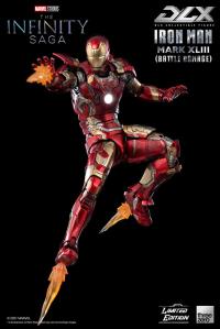 Gallery Image of DLX Iron Man Mark 43 (Battle Damage) Collectible Figure