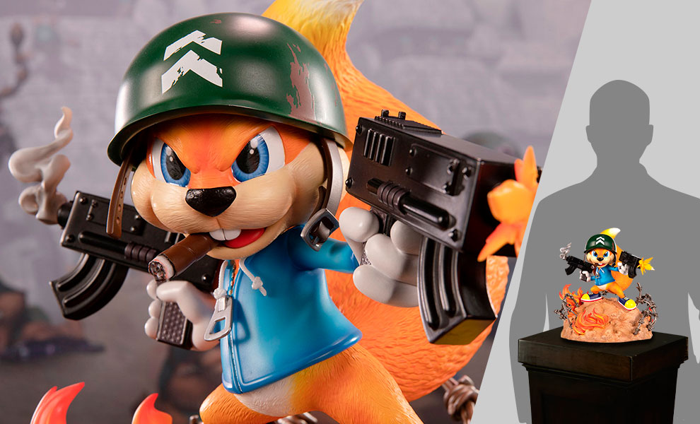 Gallery Feature Image of Soldier Conker (Standard Edition) Statue - Click to open image gallery