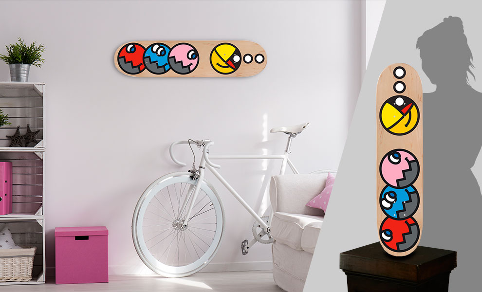 Pac-Man X Grafflex 02 Skateboard Deck by Medicom Toy