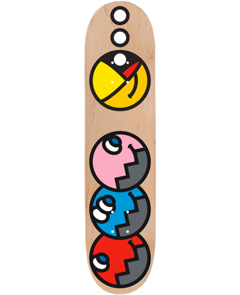Pac-Man X Grafflex 02 Skateboard Deck by Medicom Toy