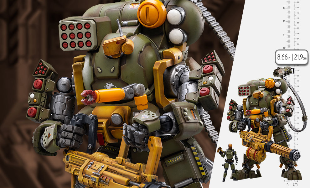 Gallery Feature Image of Iron Wrecker 08 Heavy Airborne Mecha (Rain Forest Operations Type) Collectible Figure - Click to open image gallery