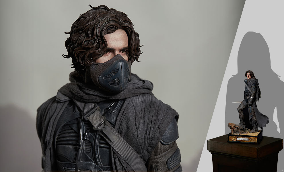 Gallery Feature Image of Paul Atreides (Stillsuit Edition) Quarter Scale Statue - Click to open image gallery