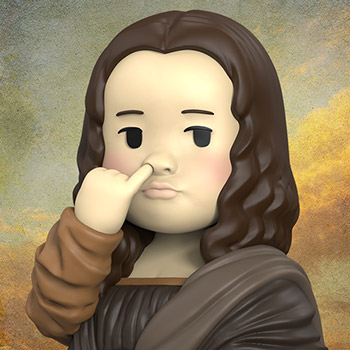 The Art of Picking: Mona Lisa Vinyl Collectible by Mighty Jaxx