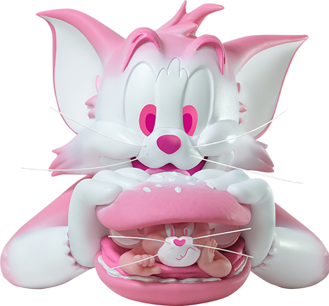 Soap Studio Tom and Jerry Burger (Snowy Pink Version) Bust