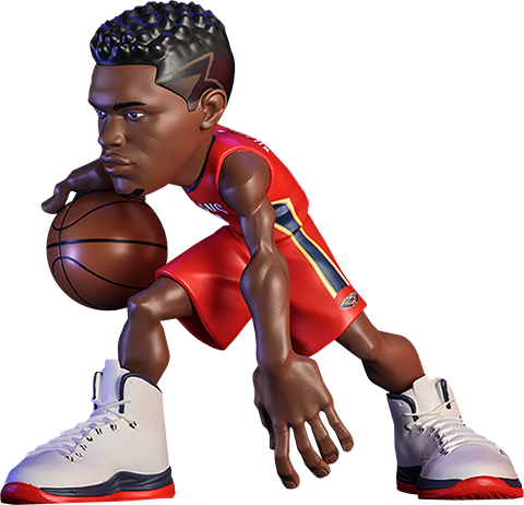 Base4 Ventures Zion Williamson SmALL-STARS (Red Jersey) Collectible Figure