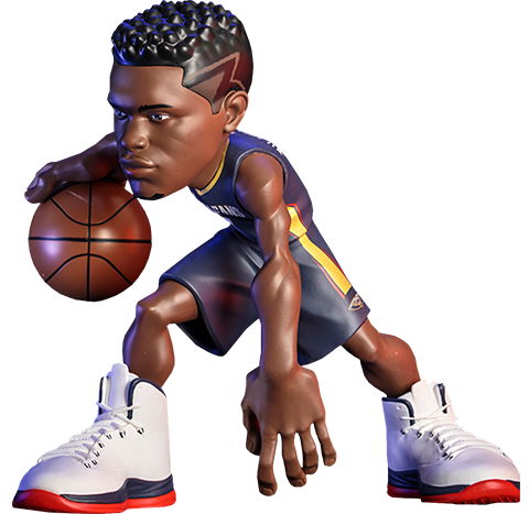 Base4 Ventures Zion Williamson SmALL-STARS (Navy Jersey) Collectible Figure