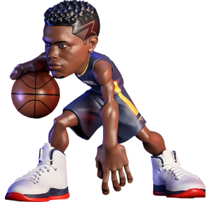 Zion Williamson SmALL-STARS (Navy Jersey) Collectible Figure