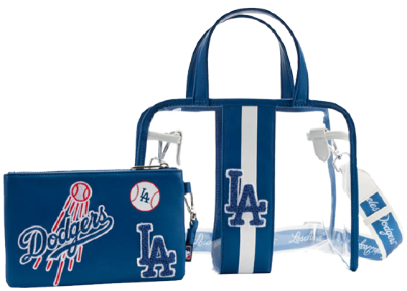 LA Dodgers Stadium Crossbody Bag with Pouch Bag by Loungefly
