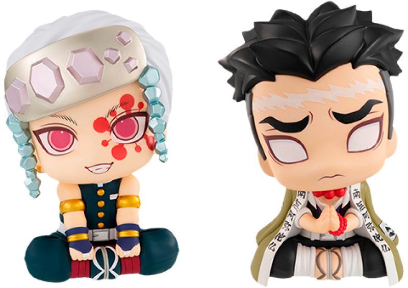 Tengen Uzui and Gyomei Himejima Collectible Figure by MegaHouse