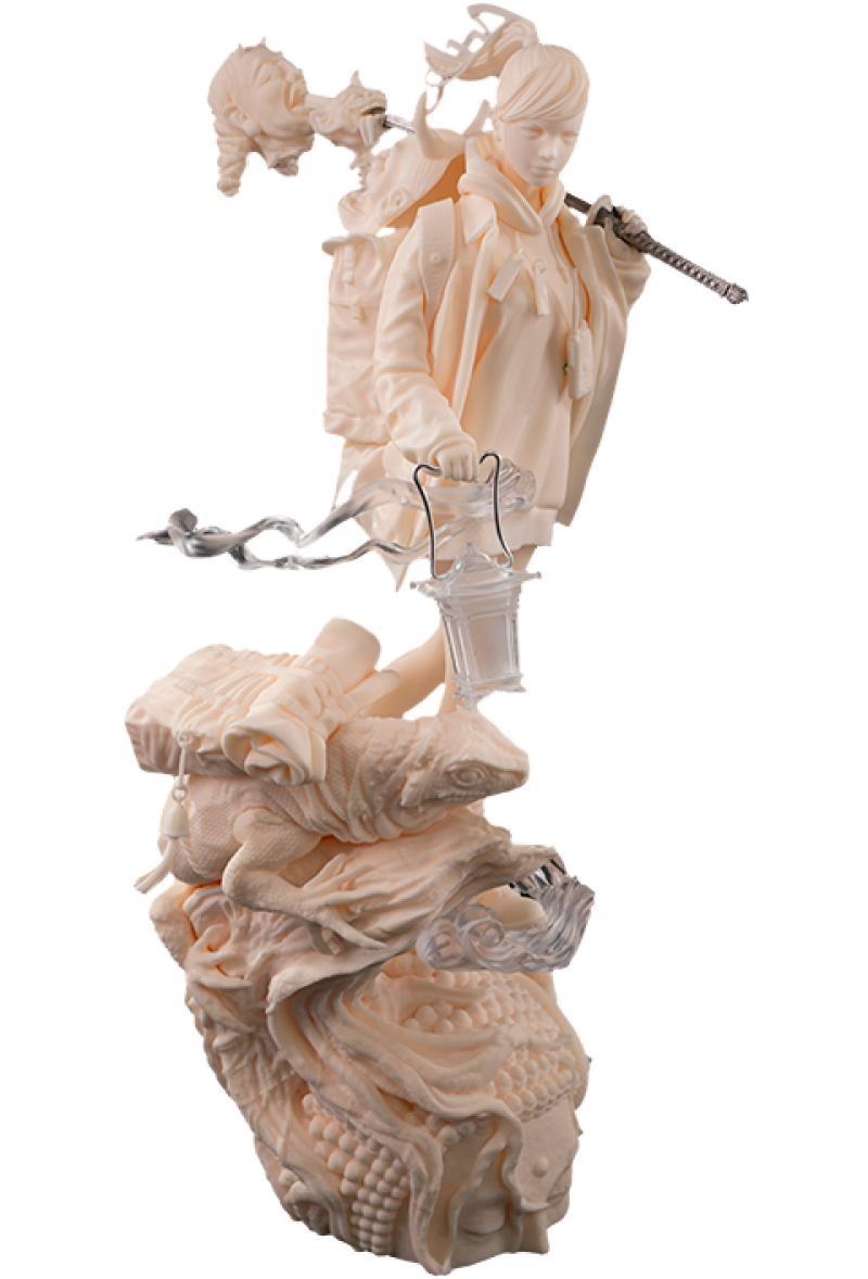 Die-Cut Hyakki Yagyo Model Kit by Manas SUM