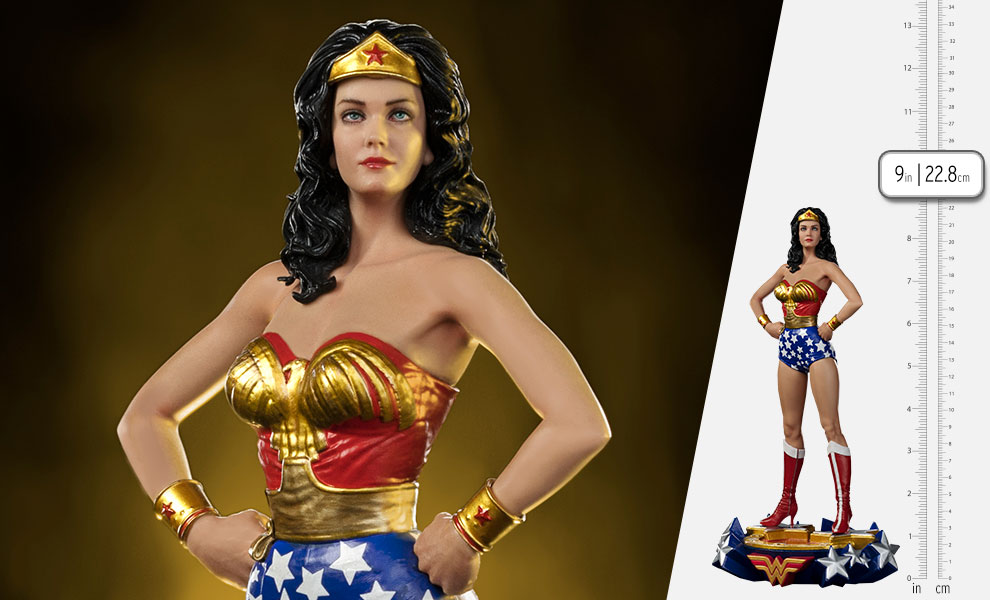 Gallery Feature Image of Wonder Woman Lynda Carter 1:10 Scale Statue - Click to open image gallery