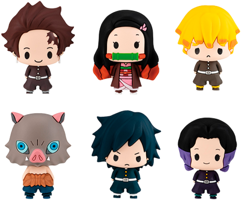 Demon Slayer Set (Vol 1.) Chokorin Mascot Collectible Figure by MegaHouse