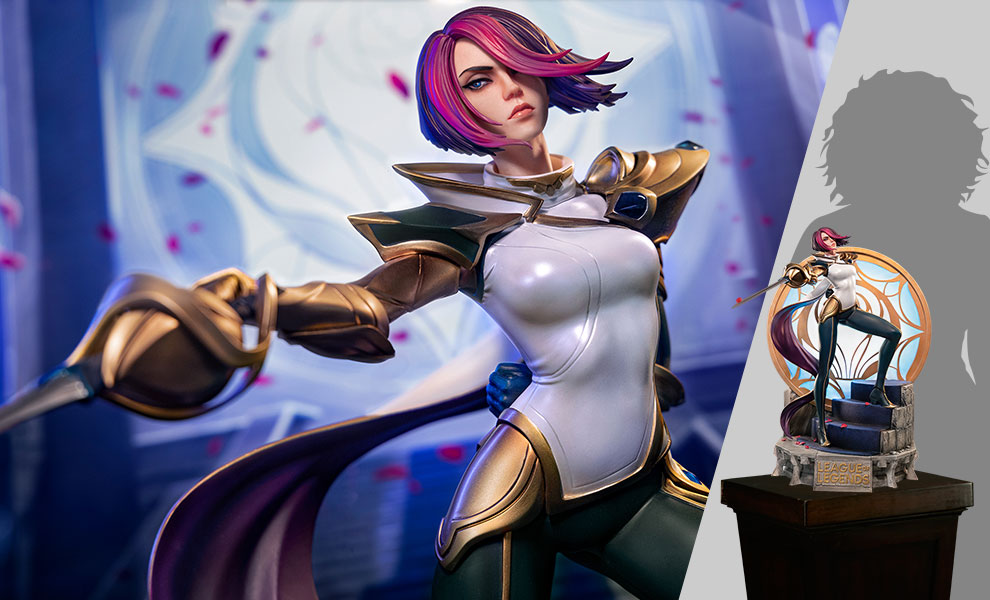 Gallery Feature Image of The Grand Duelist - Fiora Laurent Quarter Scale Statue - Click to open image gallery