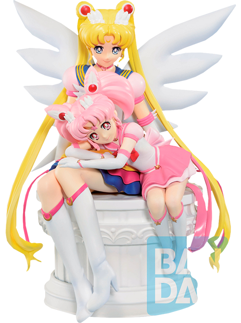 Bandai Eternal Sailor Moon and Eternal Sailor Chibi Moon Figure