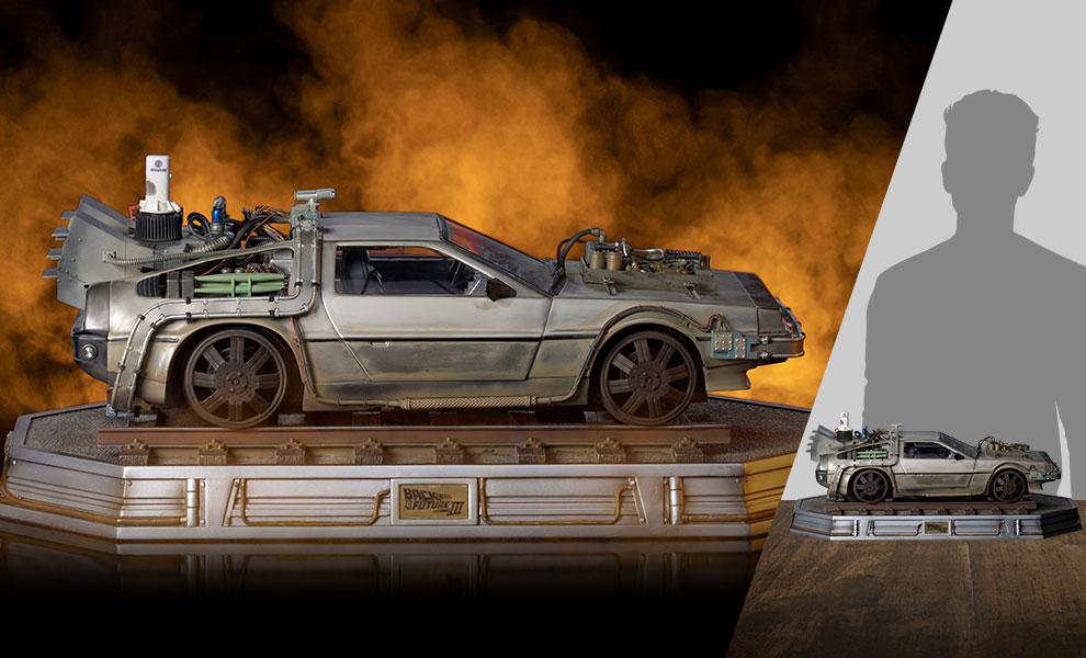 Gallery Feature Image of DeLorean III 1:10 Scale Statue - Click to open image gallery