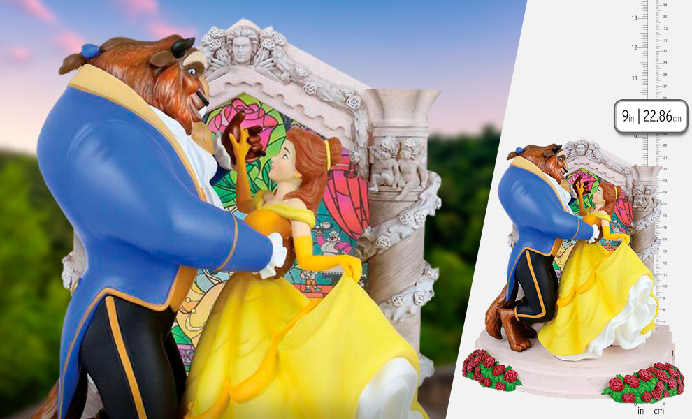 Gallery Feature Image of Belle and Beast Light Up Figurine - Click to open image gallery