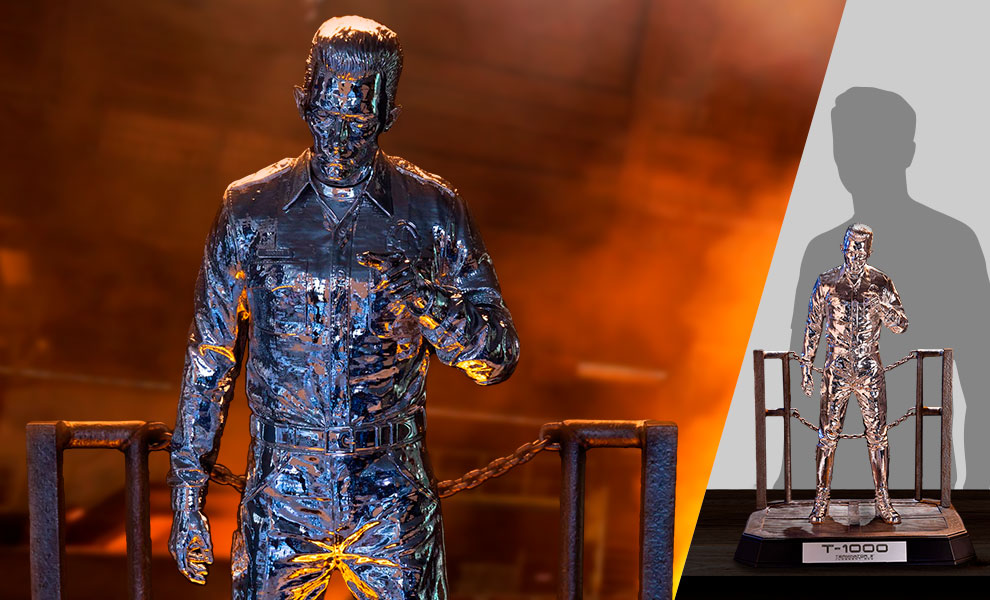 Gallery Feature Image of T-1000 Liquid Metal 1:3 Scale Statue - Click to open image gallery