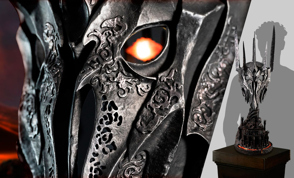 Gallery Feature Image of Sauron Art Mask Life-Size Bust - Click to open image gallery