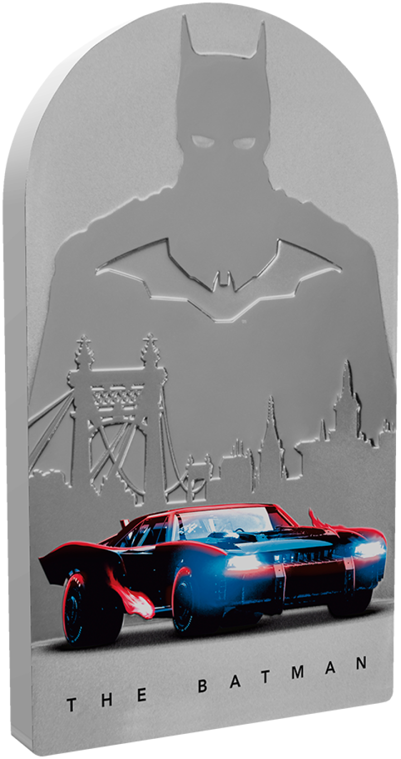 Batmobile 1oz Silver Coin Silver Collectible by New Zealand Mint