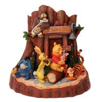 Gallery Image of Pooh Carved by Heart Figurine