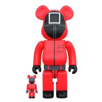 Gallery Image of Be@rbrick Squid Game Guard (Square) 100% & 400% Bearbrick