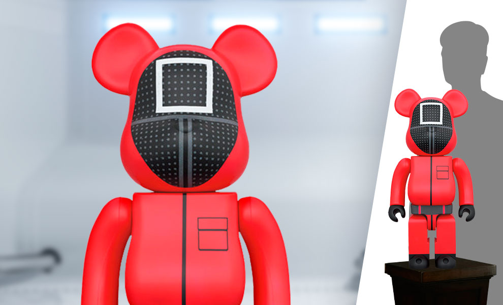 Gallery Feature Image of Be@rbrick Squid Game Guard (Square) 1000% Bearbrick - Click to open image gallery