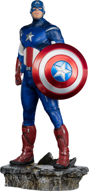 Captain America (Battle of NY) 1:10 Scale Statue
