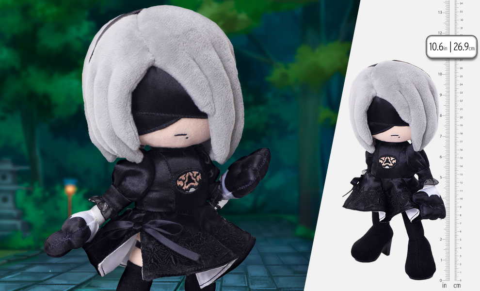 Gallery Feature Image of 2B YoRHa No. 2 Type B Plush Doll - Click to open image gallery