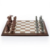Gallery Image of War of the Rings™ Chess Set Pewter Collectible