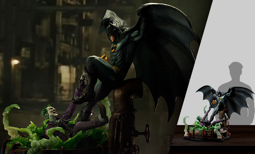 Gallery Feature Image of Batman vs. The Joker 1:3 Scale Statue - Click to open image gallery