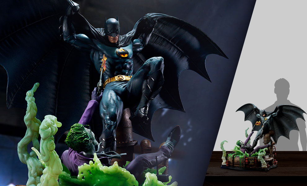 Gallery Feature Image of Batman vs. The Joker (Deluxe Version) 1:3 Scale Statue - Click to open image gallery