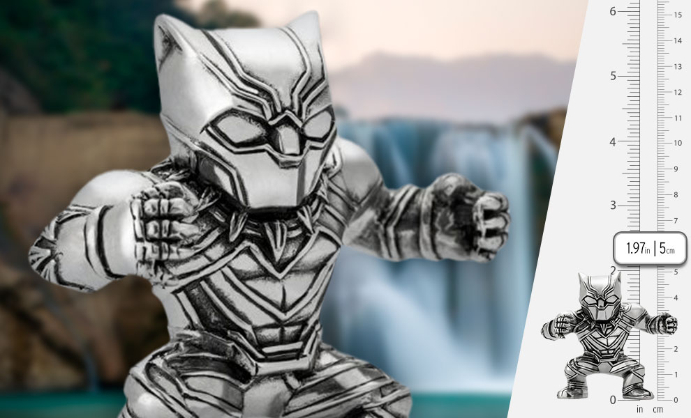 Black Panther Miniature Pewter Collectible by Royal Selangor