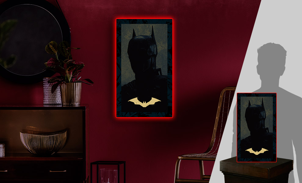 Gallery Feature Image of Batman Vengeance (1) LED Mini-Poster Light Wall Light - Click to open image gallery