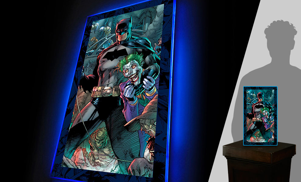 Gallery Feature Image of Batman LED Mini-Poster Light Wall Light - Click to open image gallery