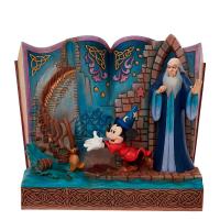 Gallery Image of Sorcerer Mickey Story Book Figurine
