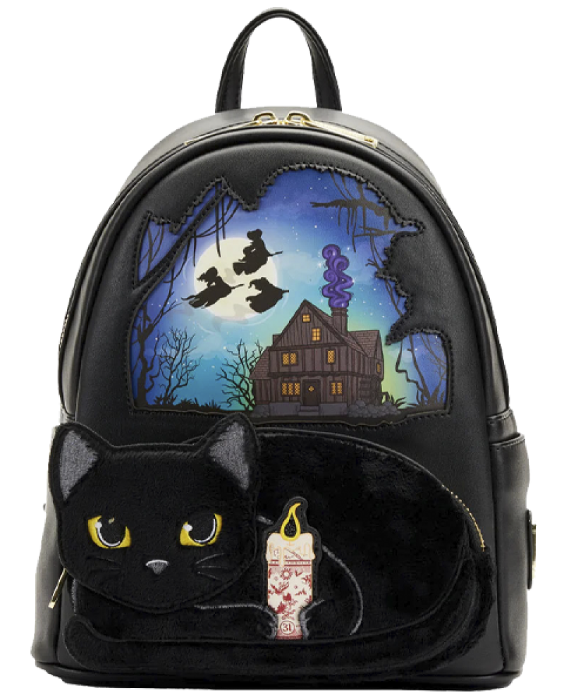 Hocus Pocus Binx Pocket Mini Backpack Backpack by Loungefly