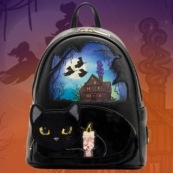 disney hocus pocus binx plush cosplay mini backpack