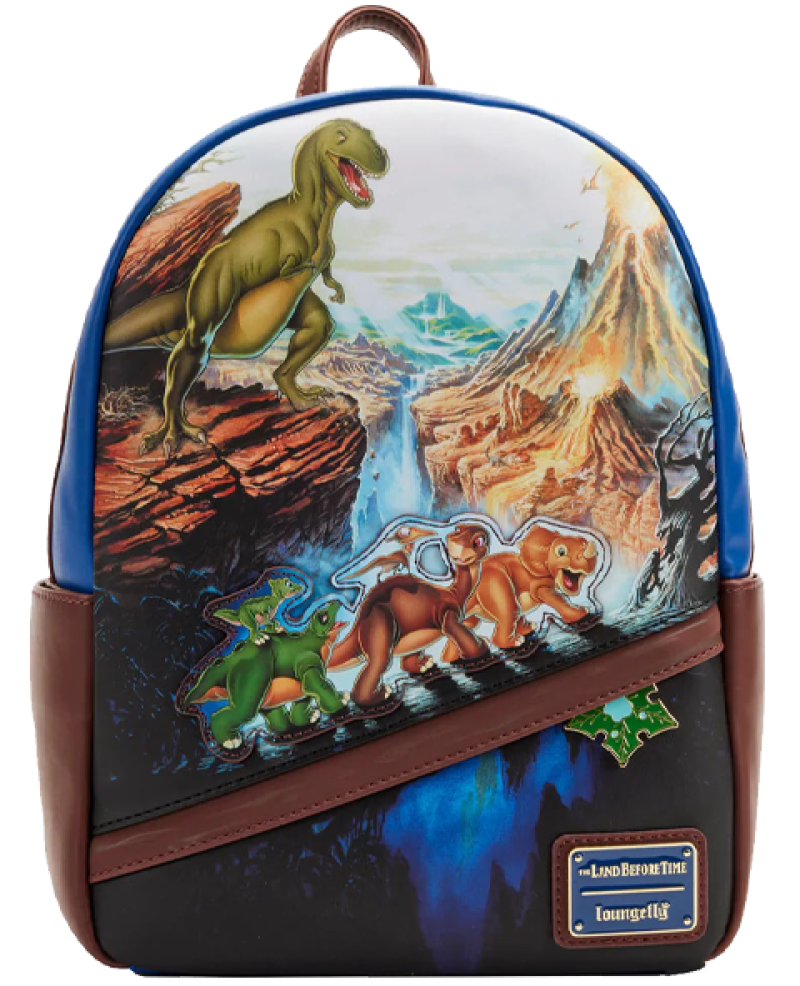 The Land Before Time Poster Mini Backpack Backpack by Loungefly