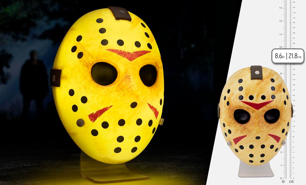 Gallery Feature Image of Friday the 13th Jason Mask Light Collectible Lamp - Click to open image gallery