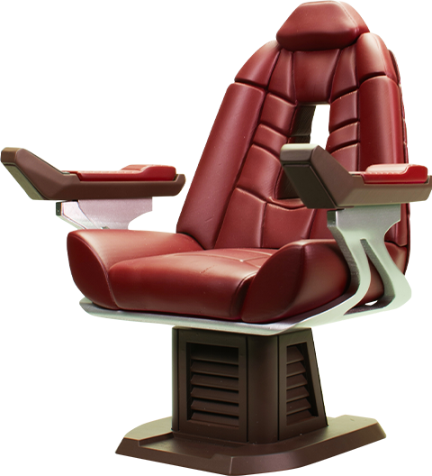 EXO-6 Star Trek: First Contact Enterprise-E Captain’s Chair Prop Replica