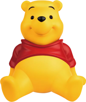 Winnie the Pooh Large Piggy Bank Collectible Figure